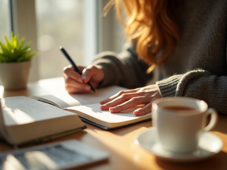 Self-care journaling