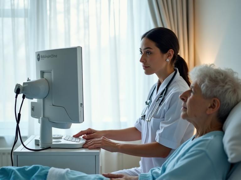 Caregiver offering specialized in-home support for medical needs